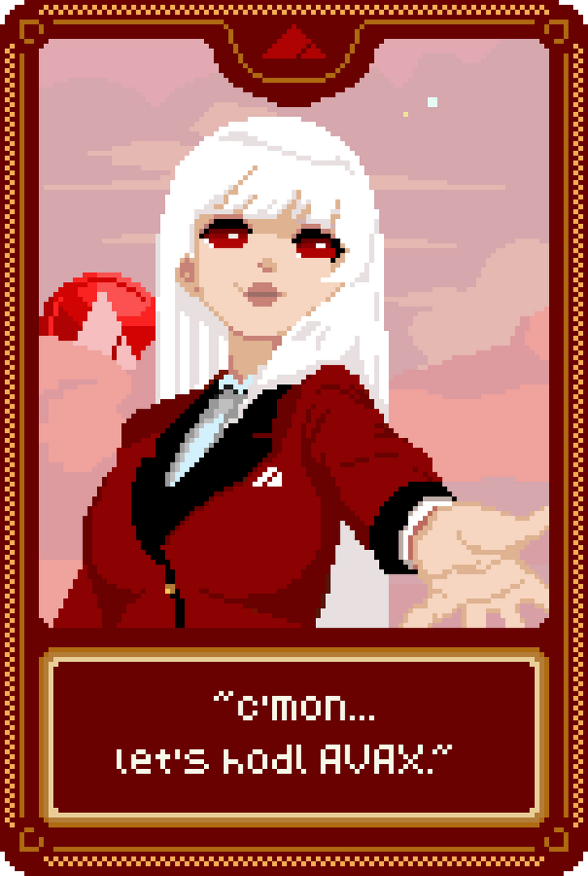 AVAX Waifu (red card ver.)