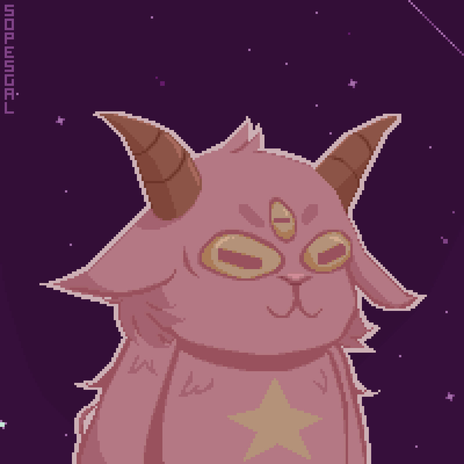 Cute-Devilish Goat